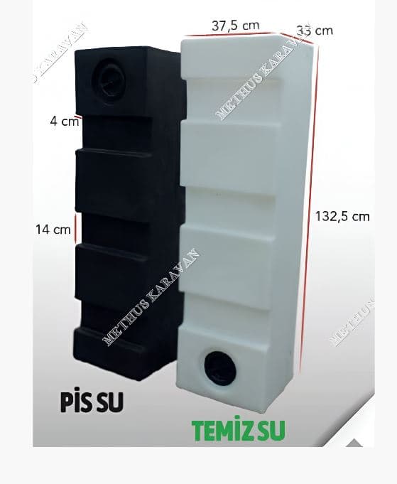 Methus Karavan 175 Litre Beyaz Su Deposu
