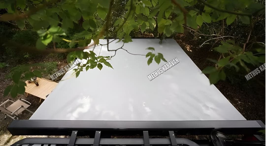 Berhimi Yarı Otomatik Tente 2.1x2.5m Duvar Montajlı — Dış Donanım ve Aksesuarlar — görsel 3/5