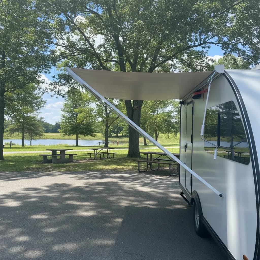 Methus Karavan Manuel Tente 4x2,5 Metre Bej — Dış Donanım ve Aksesuarlar — görsel 1/4