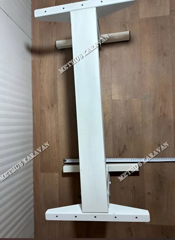 Methus Karavan Katlanır Masa Ayağı Beyaz — İç Donanım ve Mobilya Aksesuarları — görsel 3/6