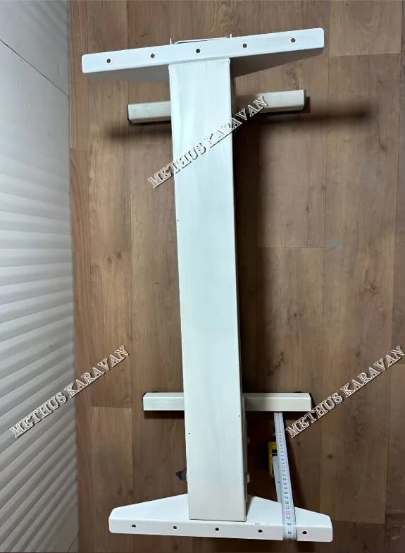 Methus Karavan Katlanır Masa Ayağı Beyaz — İç Donanım ve Mobilya Aksesuarları — görsel 2/6