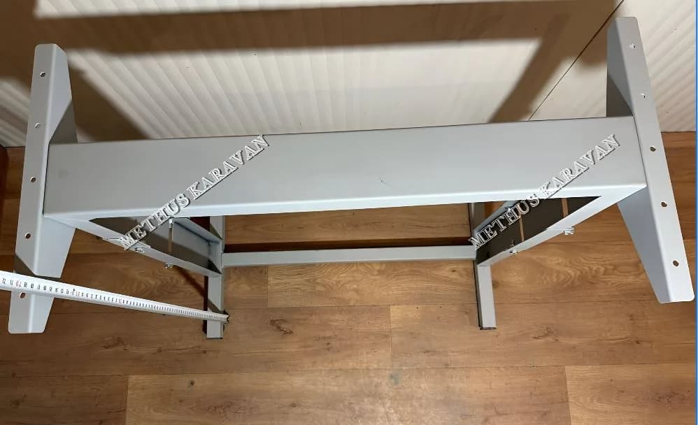 Methus Karavan Katlanır Masa Ayağı Gri — İç Donanım ve Mobilya Aksesuarları — görsel 5/6